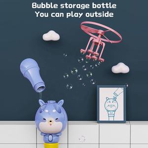 Máquina de Burbujas con Diseño de Libélula de Bambú, <span class=keywords><strong>Lanzador</strong></span> de Burbujas Voladoras para Niños, Juguete para Jugar al Aire Libre, Pistola de Burbujas, Regalo de Verano, Artículos Nuevos - Product Image 5