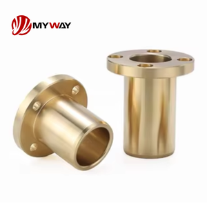 جلبة برونزية ذات حواف مصبوبة بالطرد المركزي شديدة التحمل ذاتية التشحيم مع فلنجة مغلقة لأسطوانة الرافعة الهيدروليكية - Product Image 1