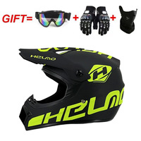 Casque de moto tout-terrain ABS Predator, nouveau modèle intégral, équipement professionnel de motocross pour VTT et moto tout-terrain