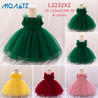 MQATZ Vente en Gros Dernière Mode Robes de Soirée Fantaisie pour Bébés Filles, Robes Enfants à Fleurs, Petits Vêtements LAL21