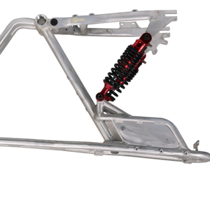 Khung xe đạp leo núi full suspension 2000W với lốp béo điện kiểu cruiser bóng loáng - Product Image 3