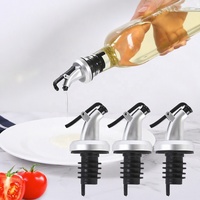 Bouteille d'huile anti-fuite avec bec verseur et bouchon à ouverture et fermeture automatiques