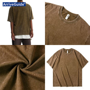 T-Shirt Vintage in Cotone 100% 230gsm Personalizzabile all'Ingrosso, Abbigliamento Streetwear <span class=keywords><strong>di</strong></span> Tendenza per Uomo - Product Image 4