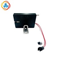 Décodeur de serrure numérique électromagnétique DC 12/24V, dispositif de sécurité à commande électronique intelligente pour serrures de sécurité, serrure magnétique noire