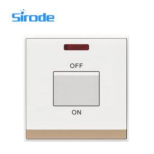 Interrupteur et prise électriques <span class=keywords><strong>Sirode</strong></span> série 768, 4 gang, marché du Bangladesh, style piano - Product Image 3