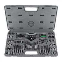 Kit d'outils de taraudage professionnel, 60 pièces, taraudage, filetage, coupe métrique, ensemble d'outils