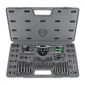 Juego de herramientas profesionales para roscar y roscar, juego de herramientas para roscar, roscar, cortar y roscar, 60 uds. - Product Image 2