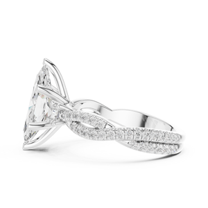 Elegant 14Kt 18Kt 22Kt Gold Rhodium Plated Lab Created <b>Diamond</b> <b>Ring</b> for Women Classic Wedding Engagement <b>Ring</b> - Product Image 4