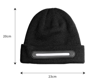 헤드폰 내장 스피커 마이크 블루투스 LED 라이트 비니 뮤지컬 니트 비니 모자 남성용 여성 아빠 - Product Image 6