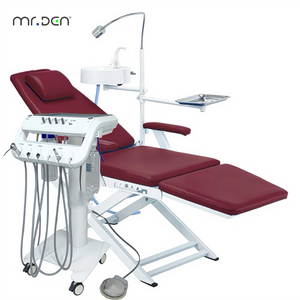 Unidad de Sillón <span class=keywords><strong>Dental</strong></span> Plegable Portátil Mr.Den con Luz LED/Bandeja/Escurridor/Turbina de 4 Orificios/<span class=keywords><strong>Compresor</strong></span> de Aire <span class=keywords><strong>para</strong></span> Clínica Móvil - Product Image 3