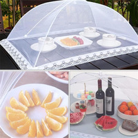 Couverture de table à manger pliable mouche anti-moustique Pop-up alimentaire couverture respirante pliable lavable filet alimentaire