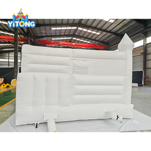 Trắng nhà bị trả lại nóng bán lớn trẻ em nhảy Inflatable nhà bị trả lại chất lượng cao vật liệu PVC Inflatable lâu đài nhảy - Product Image 5