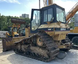 Bom Estado Usado CAT Crawler Bulldozer D5M Original Caterpillar Crawler Tractor em Xangai
