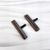 Diffuseur de parfum pour voiture en bois massif avec logo personnalisé Roes Luxury, accessoires intérieurs de voiture, clip pour grille d'aération