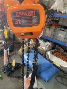 HHBB elektrikli zincir makaralı kaldıraç makine 1T 2T 3t 380V 50/60Hz 3 fazlı yeni çelik vinç ev için - Product Image 6