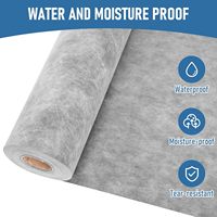 Membrane d'étanchéité moderne en HDPE, sous-couche gaufrée en PP/PE pour applications de sols et de toitures en dalle de béton