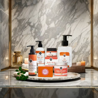 Meilleure vente KOJIC AICD OEM Ensemble de soins de la peau à l'acide kojique blanchissant en 7 jours or 24 carats sérum rose beauté coréenne