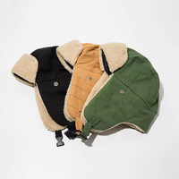 Nuevo Diseño Gorro Ushanka Grueso para Hombre, para Invierno, Ciclismo, con Orejeras, Cálido, Estilo Lei Feng, Cortavientos, para Nieve, Protección para los Oídos, Gorro de Piloto