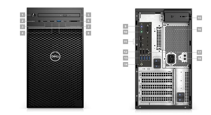 DELL Precision T3630 - Powerful Workstation with Intel Xeon