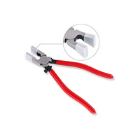 Pince à verre robuste à mâchoires courbées, outil pour porte-clés métalliques, capacité d'ouverture maximale 11 mm