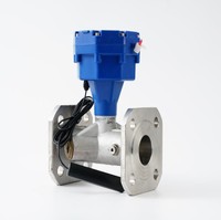 Compteur d'eau ultrasonique NB-IoT en acier inoxydable à bride DN50, LoRaWAN Mbus RS485, pour débits industriels en vrac