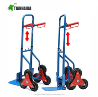 Chariot pliant robuste pour escaliers, chariot de manutention pliant haute résistance, en promotion