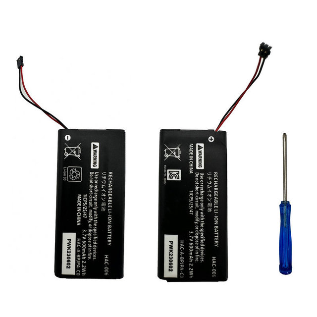 HAC-006 Replacement Game Controller Batteries for N Switch Console  Battery Pack for Joy Cons Controller
