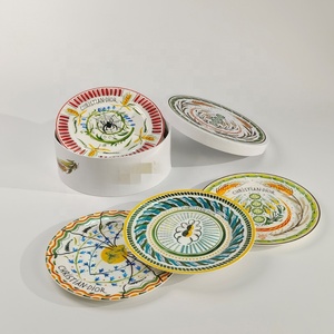 New Product D Early Spring Series 10 Inch Dining Plate 4 Plate Set Cutlery Set <b>Gift</b> <b>Box</b> <b>Wedding</b> Plate - Product Image 3