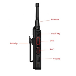 Zello Android portátil UHF <span class=keywords><strong>Woki</strong></span> Toki Sim 4g Walkie Talkie teléfono con huellas dactilares de desbloqueo - Product Image 4