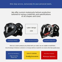 Casque intégral de moto avec visière relevable, matériau ABS, certifié 3C et DOT, sur mesure