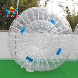 ลูกบอลซอร์บเป่าลมใส PVC/TPU ขนาดเท่าคน ลูกบอลแฮมสเตอร์ ลูกบอลน้ำ ราคาโรงงาน - Product Image 3