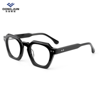 Monture de lunettes optique ronde de petite taille tendance, monture optique unisexe en fibre d'acétate, technologie de qualité, monture de lunettes optique