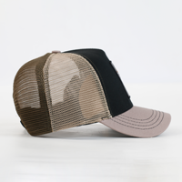 Casquette Trucker en Maille 5 Pièces de Haute Qualité avec Broderie Motif Hyène Animale – Performance, Décontractée, Mode Estivale, Hip Hop, Cyclisme, Pêche