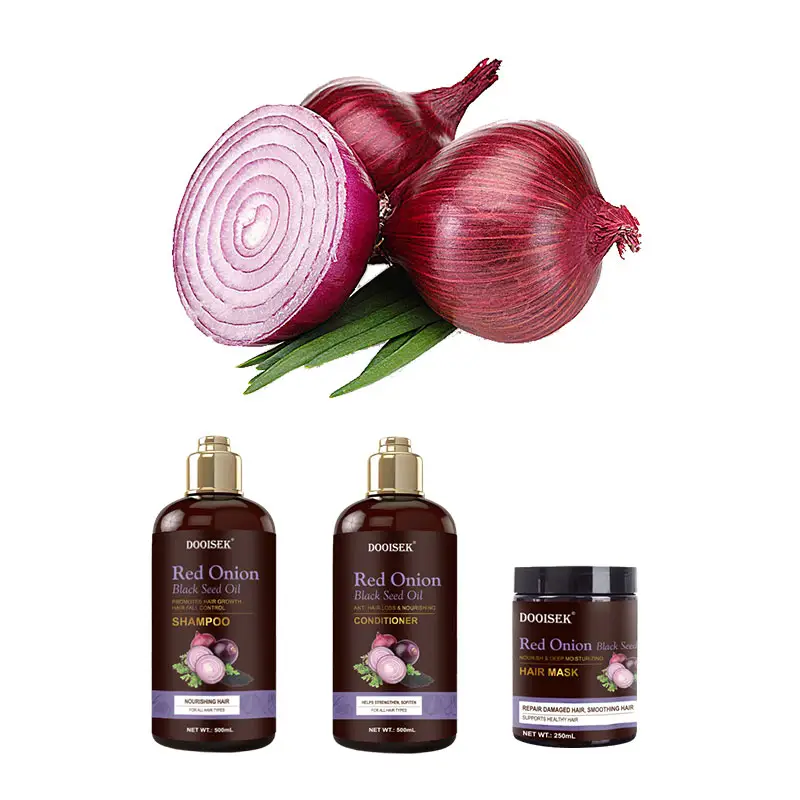 Hot Selling Organic Red Onion Hair Growth Shampoo Natural Fast Hair Regrowth Treatments Anti Hair Loss Shampoo For Men Women