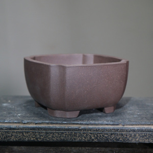 Maceta Cuadrada de Arcilla Morada para Bonsái, Pequeña, de Escritorio, Estilo Chino Clásico - Product Image 2