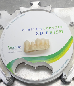Meilleur disque dentaire de zircone de bloc en céramique multicouche de prisme 3d de la couleur A1 A2 A3 pour ouvert Cadcam fraiseuse de dentisterie numérique - Product Image 5