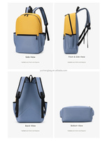 Sac à dos YCH pour la rentrée scolaire, couleurs assorties, logo personnalisé imprimé, grande taille, sacs d'école pour enfants et étudiants, papeterie en gros