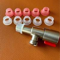 Matériaux bruts sans silicone avec joint d'étanchéité pour robinet, vanne à 4 points, vanne triangulaire, accessoires d'étanchéité anti-fuite