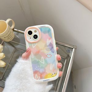 Coque de téléphone CHAOYIDIAN avec motif de dessin animé <span class=keywords><strong>mignon</strong></span> et souriant, protection intégrale des objectifs colorés pour <span class=keywords><strong>iPhone</strong></span> 16 15 14 13 12 11 pour femmes - Product Image 1