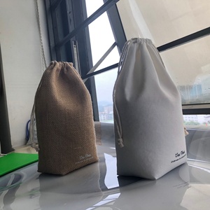 ถุงผ้าฝ้ายสีขาวแบบมีเชือกผูก ทรงสี่เหลี่ยมพิเศษสำหรับสปา - Product Image 2