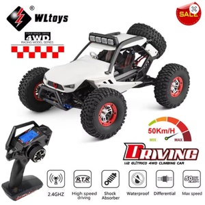 WLToys Nouveau 12429 WLtoys 1:12 4x4 Voiture de Course RC Haute Vitesse Tout-Terrain avec LED, Camion Crawler Télécommandé en Alliage, Buggy Luminous Jouet - Product Image 6