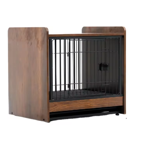 Cage pour chien en bois massif, démontable et assemblable, clôture intérieure pour chien, niche pour chien - Product Image 1