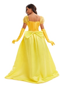Disfraz de Princesa <span class=keywords><strong>Bella</strong></span> para Mujer Adulta, Vestido de Cosplay para Halloween, <span class=keywords><strong>La</strong></span> <span class=keywords><strong>Bella</strong></span> <span class=keywords><strong>y</strong></span> <span class=keywords><strong>la</strong></span> <span class=keywords><strong>Bestia</strong></span>, Poliéster - Product Image 4