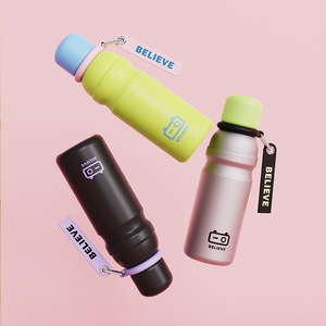 Bouteille isotherme portable en acier inoxydable sans BPA, anti-fuite, pour l'école et le bureau, pour filles et garçons - Product Image 6