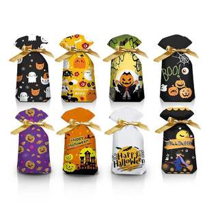 Holiday Theme Halloween Ghost Party Gift <b>Bag</b> Drawstring Bundle Pocket Ribbon Plastic Type Wholesale From Vietnamese Brand - Product Image 2