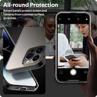 Housse souple ultra fine en TPU pour téléphone portable pour iPhone 12 13 14 15 16 Mini Pro Max Plus Antichute Antichoc Antidérapant