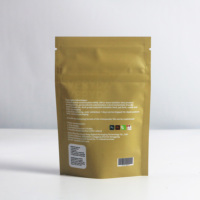 Emballage mat réutilisable de lentilles en poudre à haute teneur en protéines PLA compostable écologique sac en papier kraft biodégradable pochette à fond plat