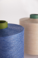 Fil de polyester ATY teint en masse, respirant effet laine, options FR et UV, MOQ flexible