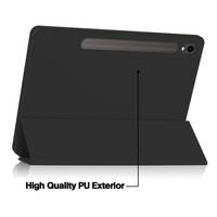 Housse de tablette pliable en trois parties de haute qualité en PU et TPU texturé pour Samsung Galaxy Tab S9 FE SM-X510/X516 10,9 pouces