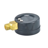 Hot Sales Double-An Y60 Axial Radial Black Steel Shell Brass Connection Bourdon Tube 0-250bar Carbon Dioxide Pressure Gauge